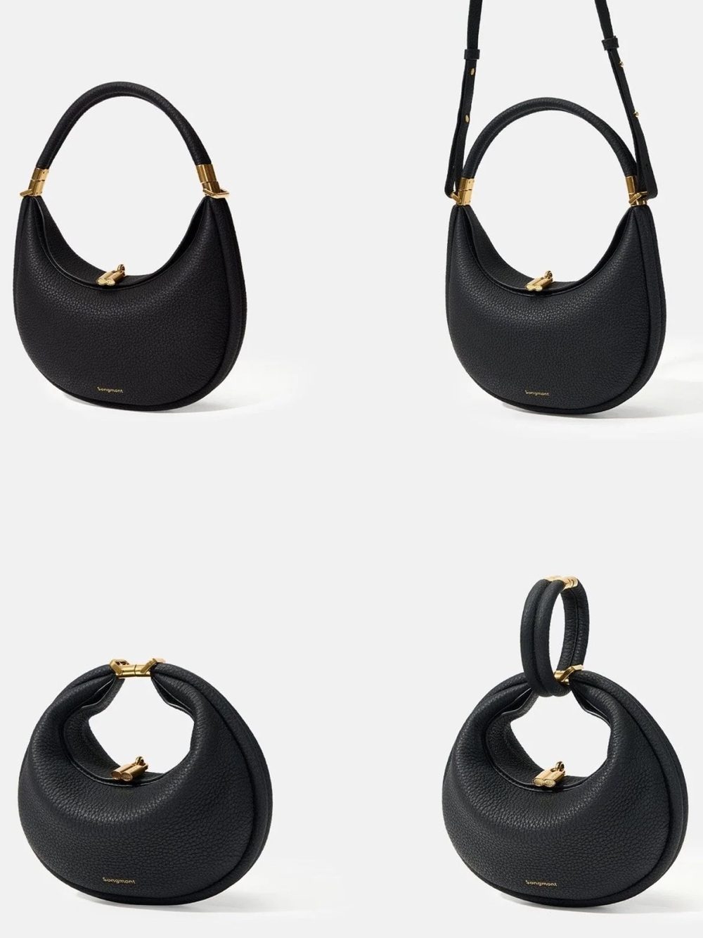 Songmont Luna Medium Bag in Black